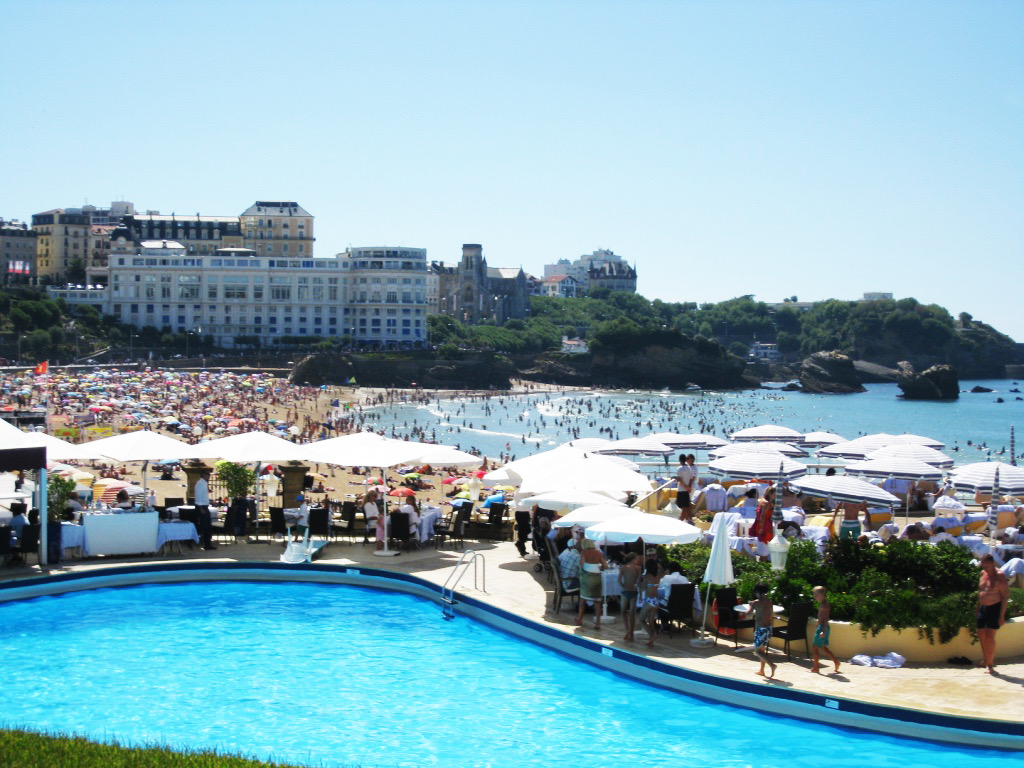Biarritz, France: At the coast
