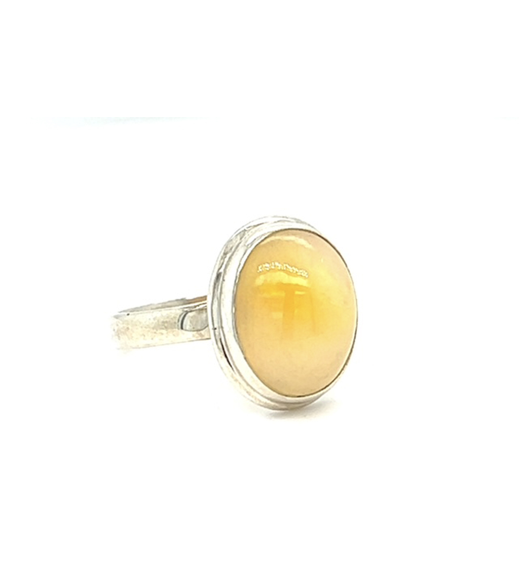 Yellow Opal Ring