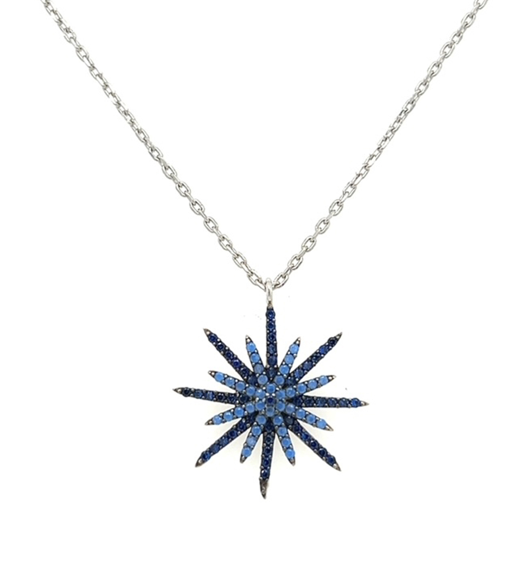 Crystal Blue and Sterling Star