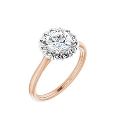 Bronze diamond ring