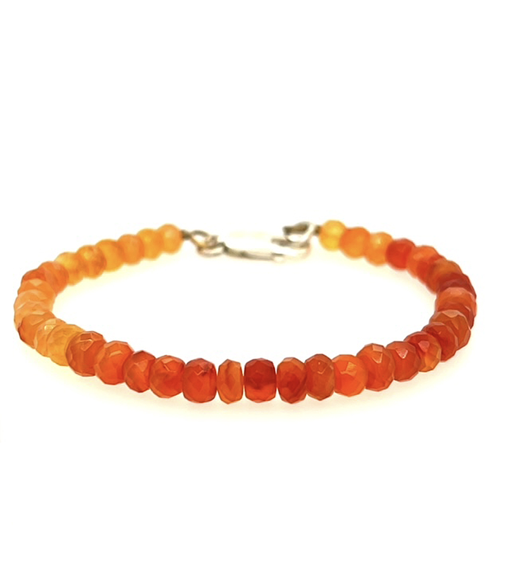 Carnelian Strung Bracelet
