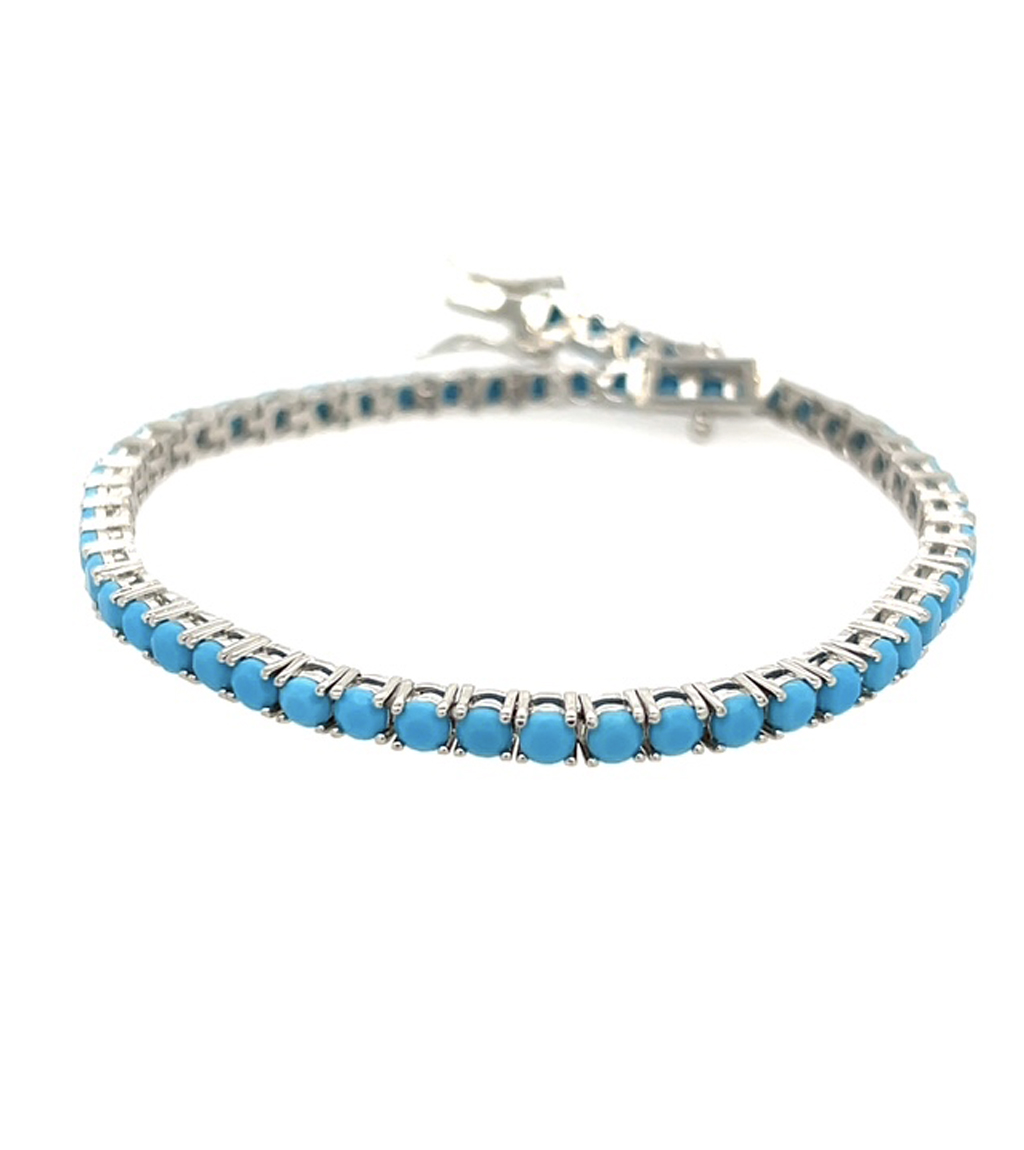Turquoise Tennis Bracelet