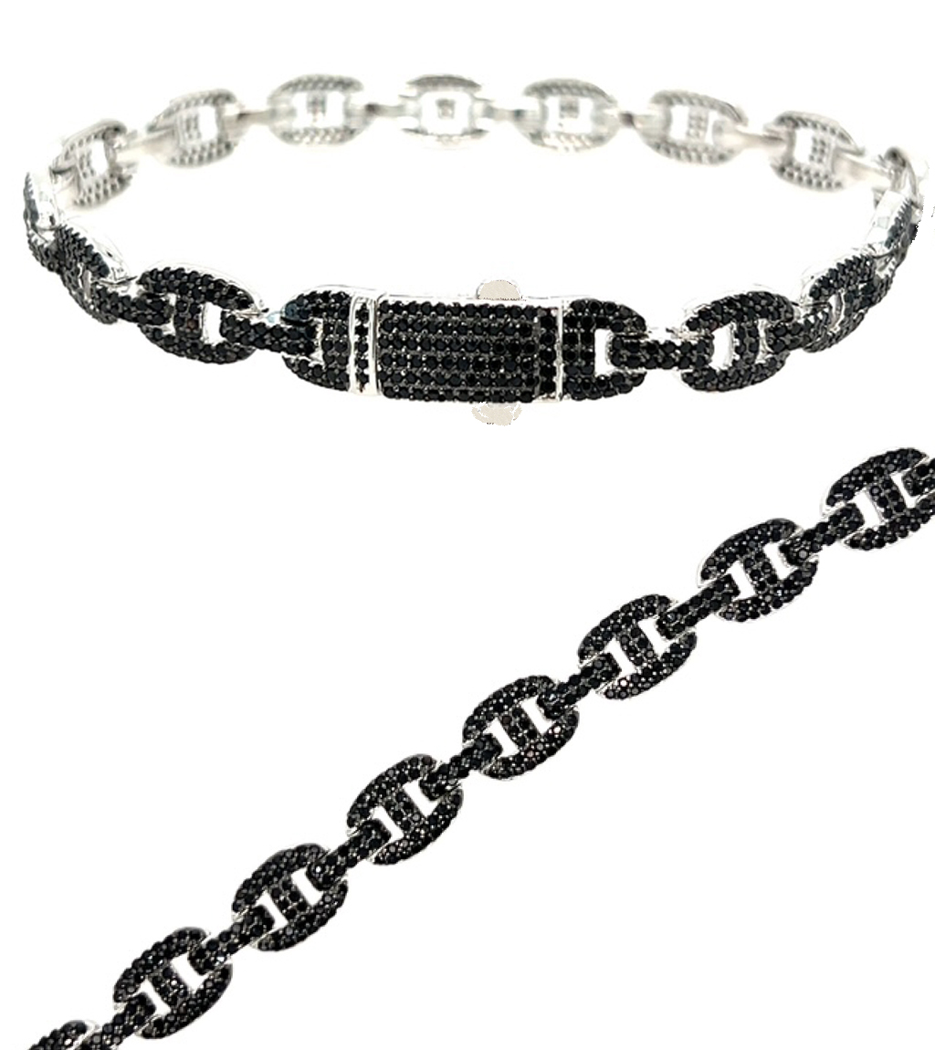 Black Onyx Link Bracelet