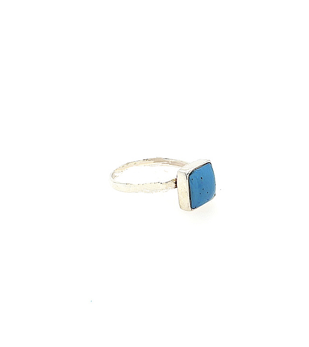 Blue Brag Stone Ring with Sterling Silver from Sweden