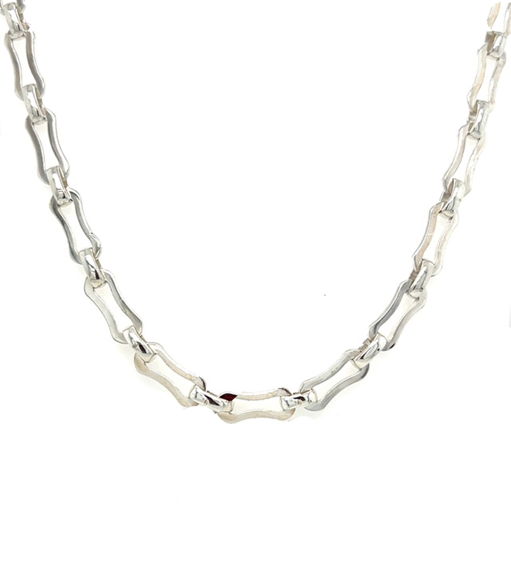Bali Sterling Silver Link Necklace