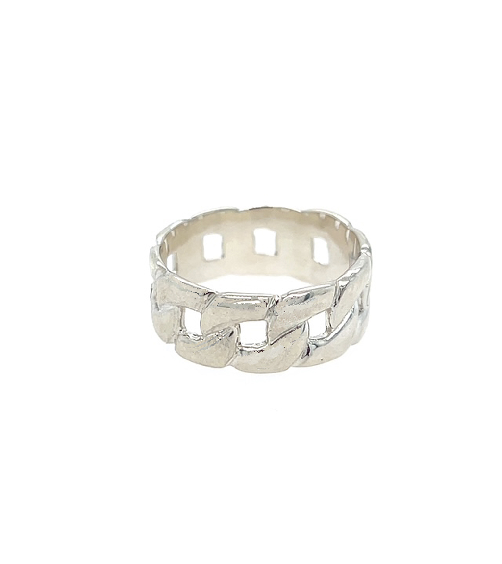 Cabled Bali Sterling Silver Ring