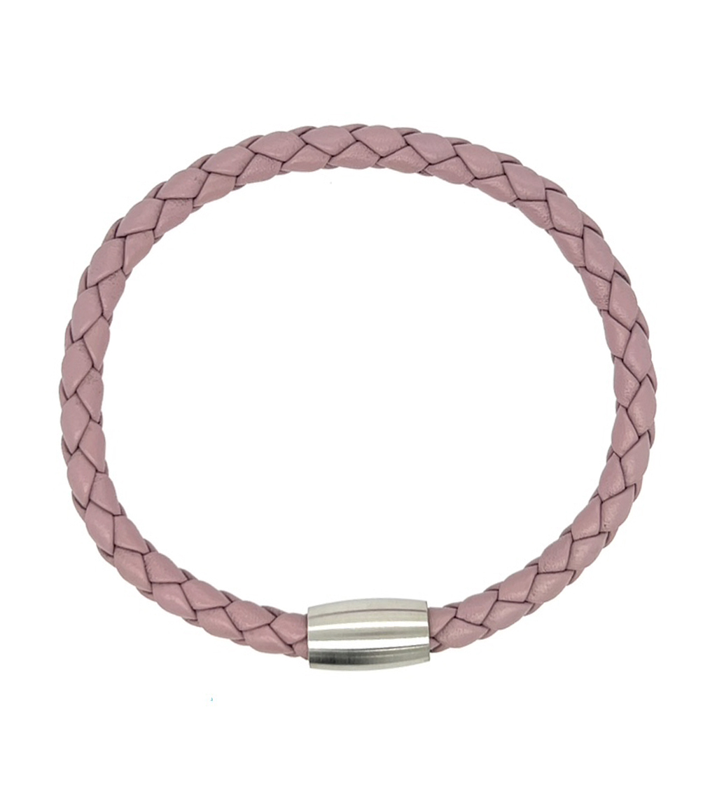 Lilac Leather German Bracelet