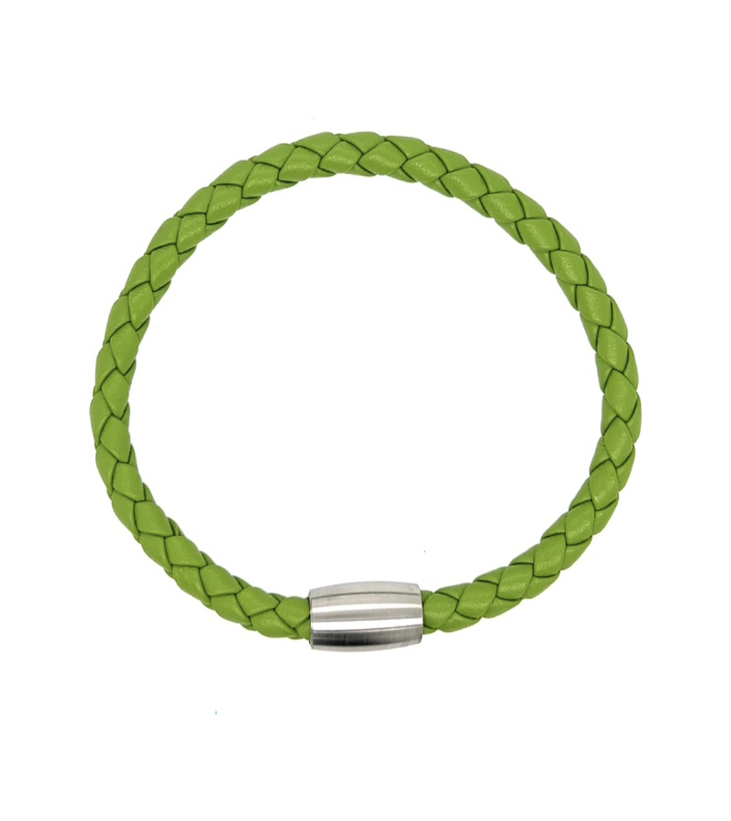 Green Leather German Bracelet