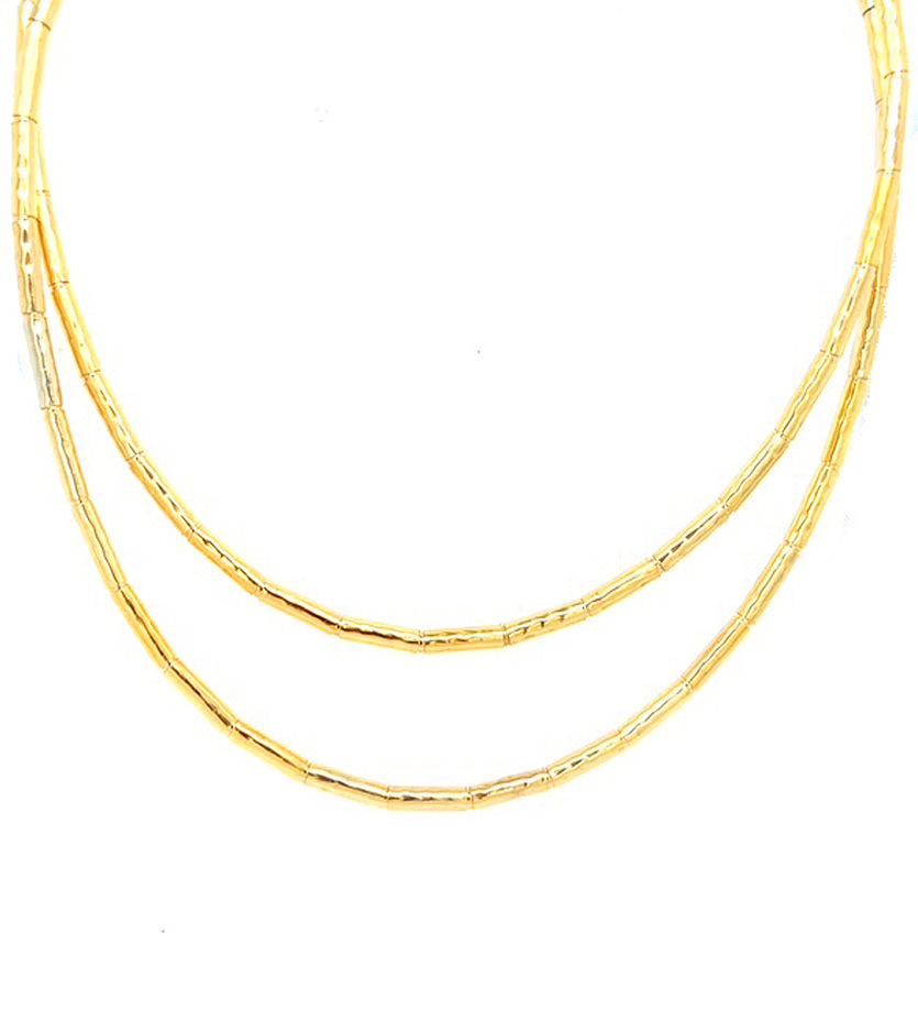 Double-strung Gold Dutch Necklace