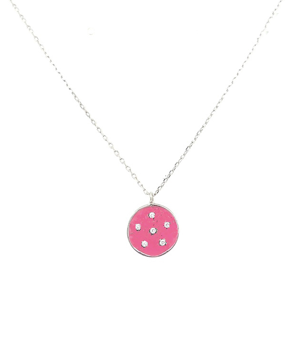 Pink Dotted Necklace