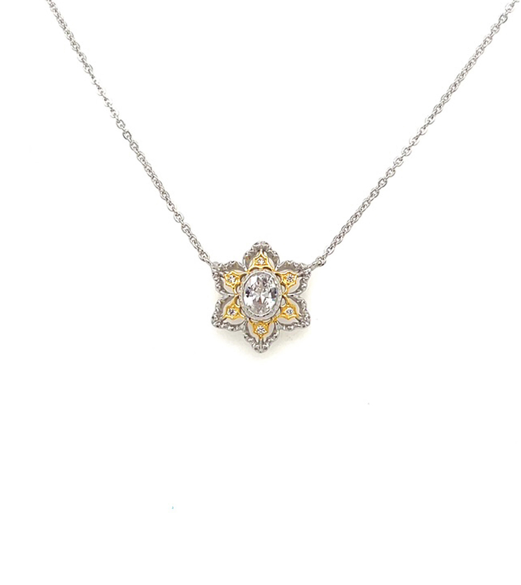 Buccellati Inspired Star Necklace
