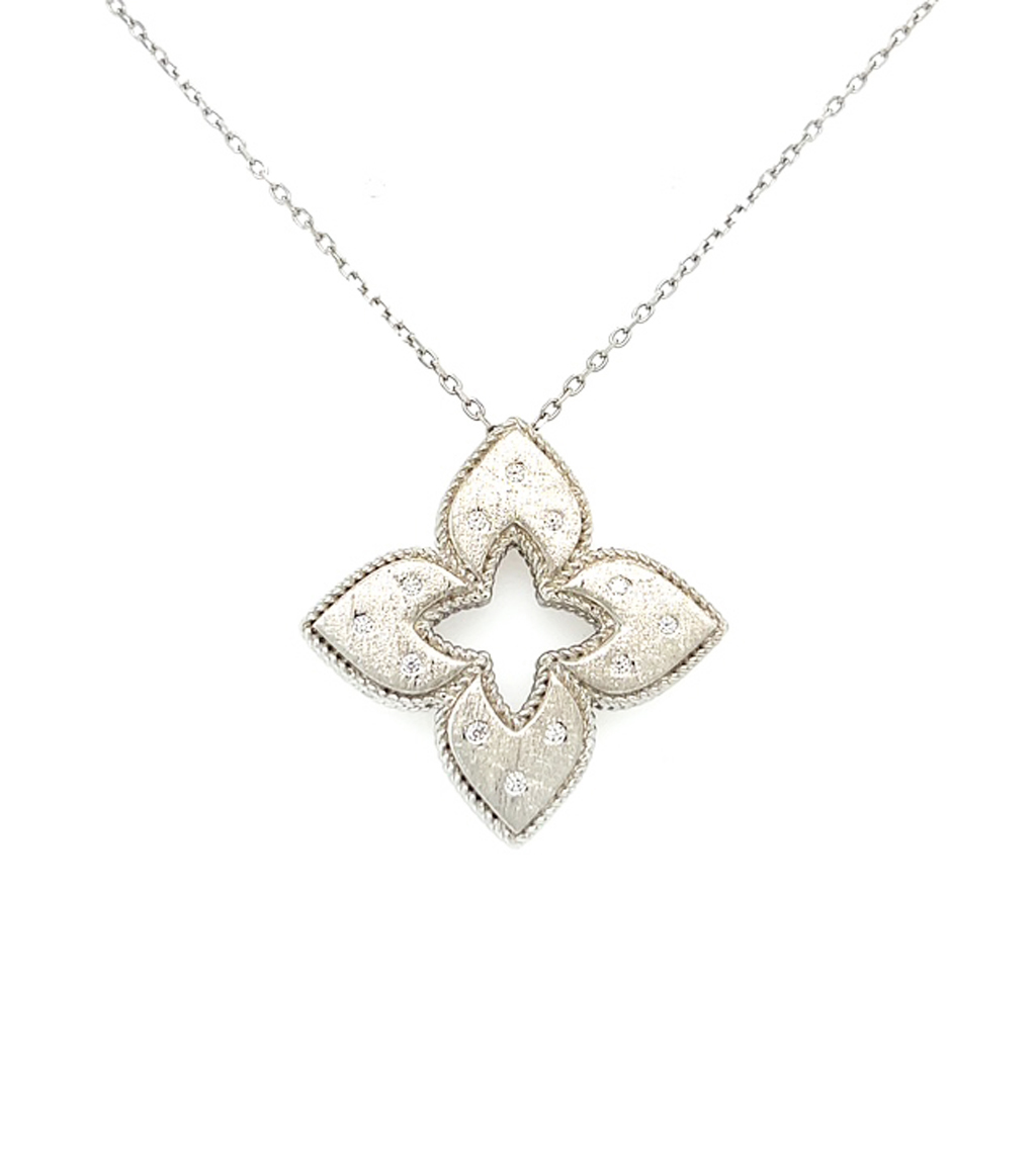 Larger Quatrefoil Necklace