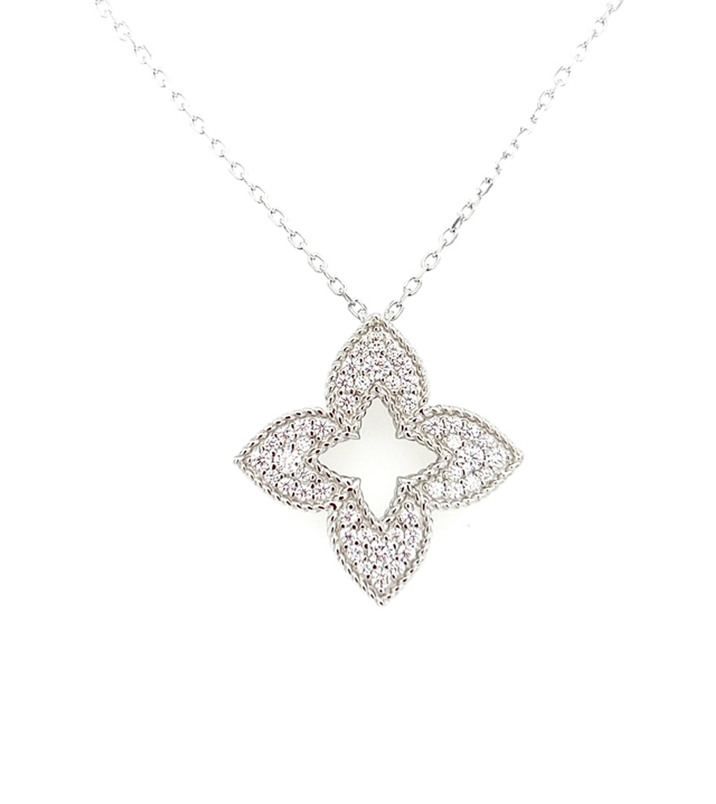 A Little Smaller Quatrefoil Necklace