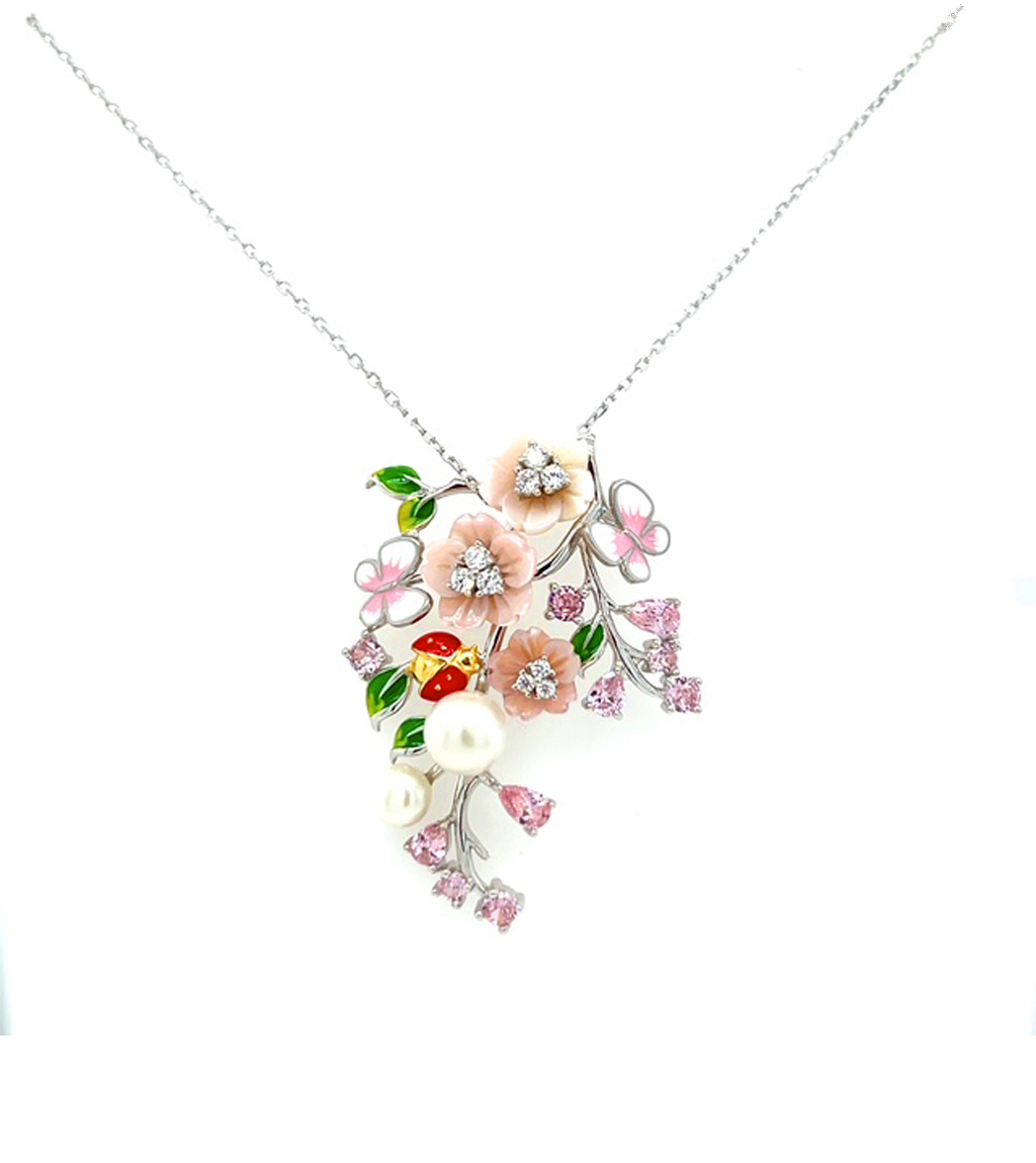 Provence Flower Garden Necklace