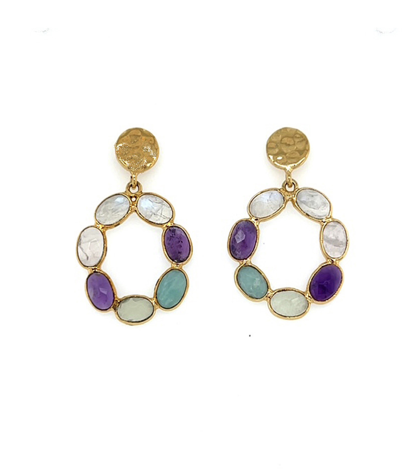 French Medleyof Stone Earrings