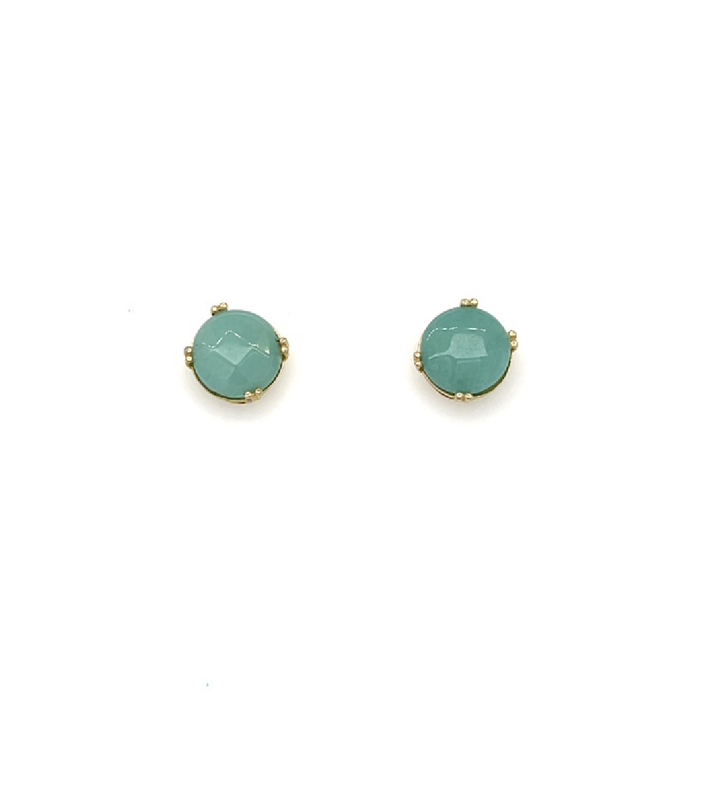Amazonite Stud Earrings